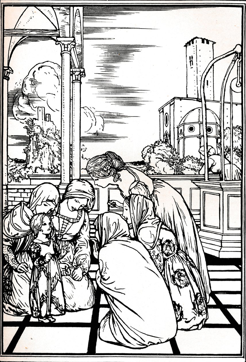 Eine Illustration aus Der Sturm, 1901-1902 von Robert Anning Bell
