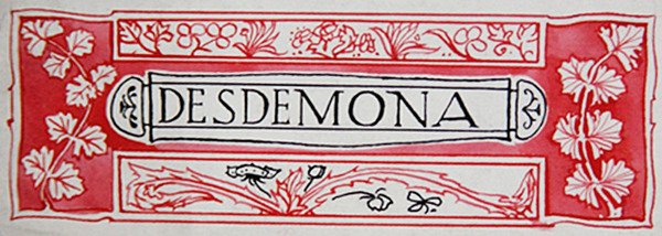 Desdemona, aus Shakespeares Heldinnen von Anna Murphy Jameson von Robert Anning Bell