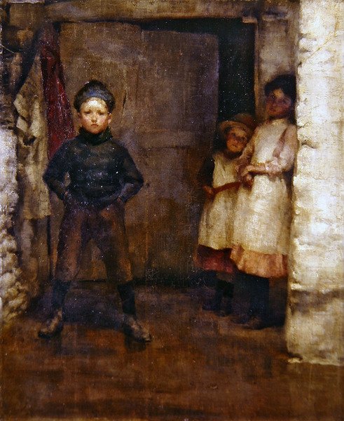 Im Türrahmen von Robert Anning Bell
