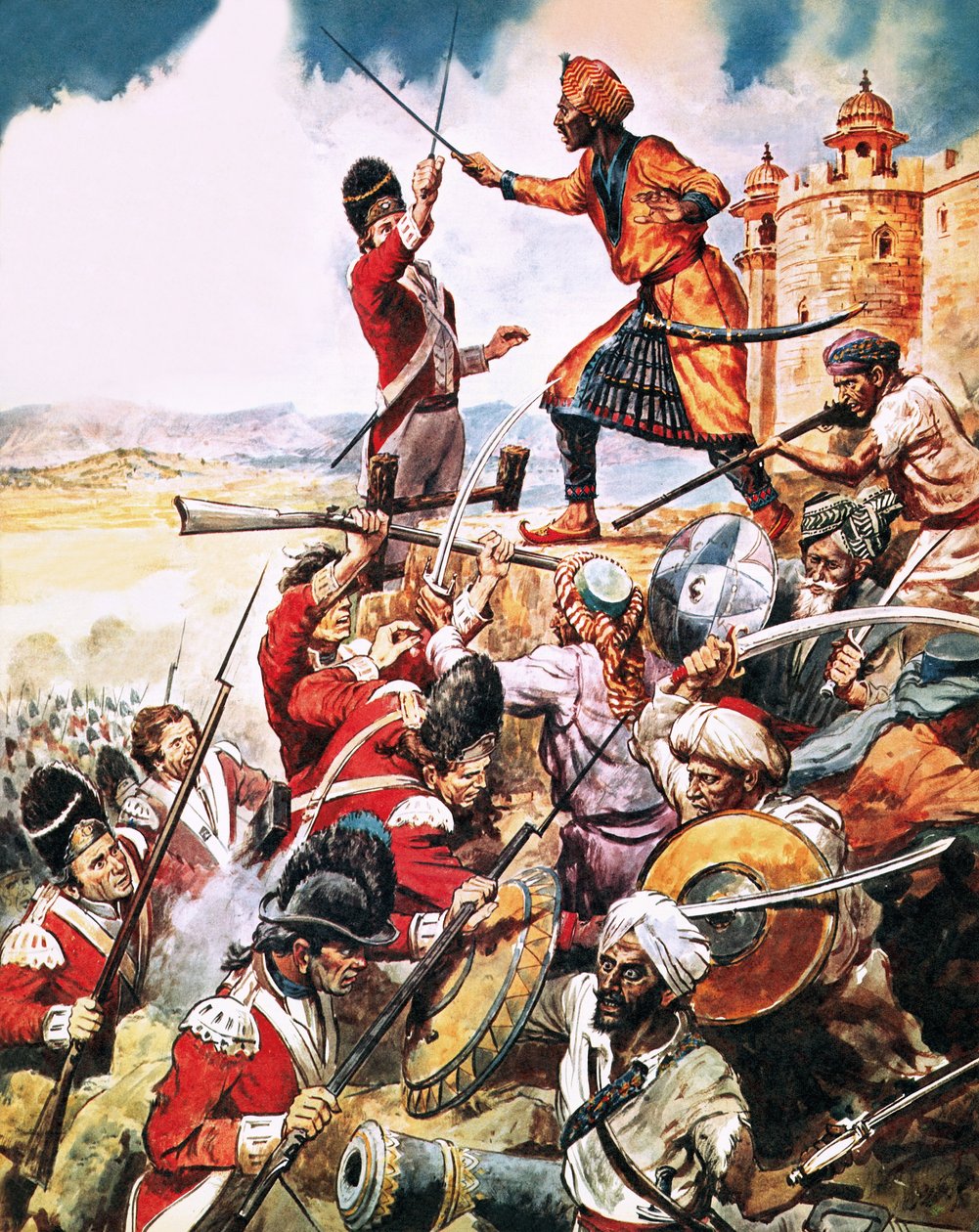 Wie Arthur Wellesley, erster Herzog von Wellington, den Sultan von Mysore besiegte von Robert Brook