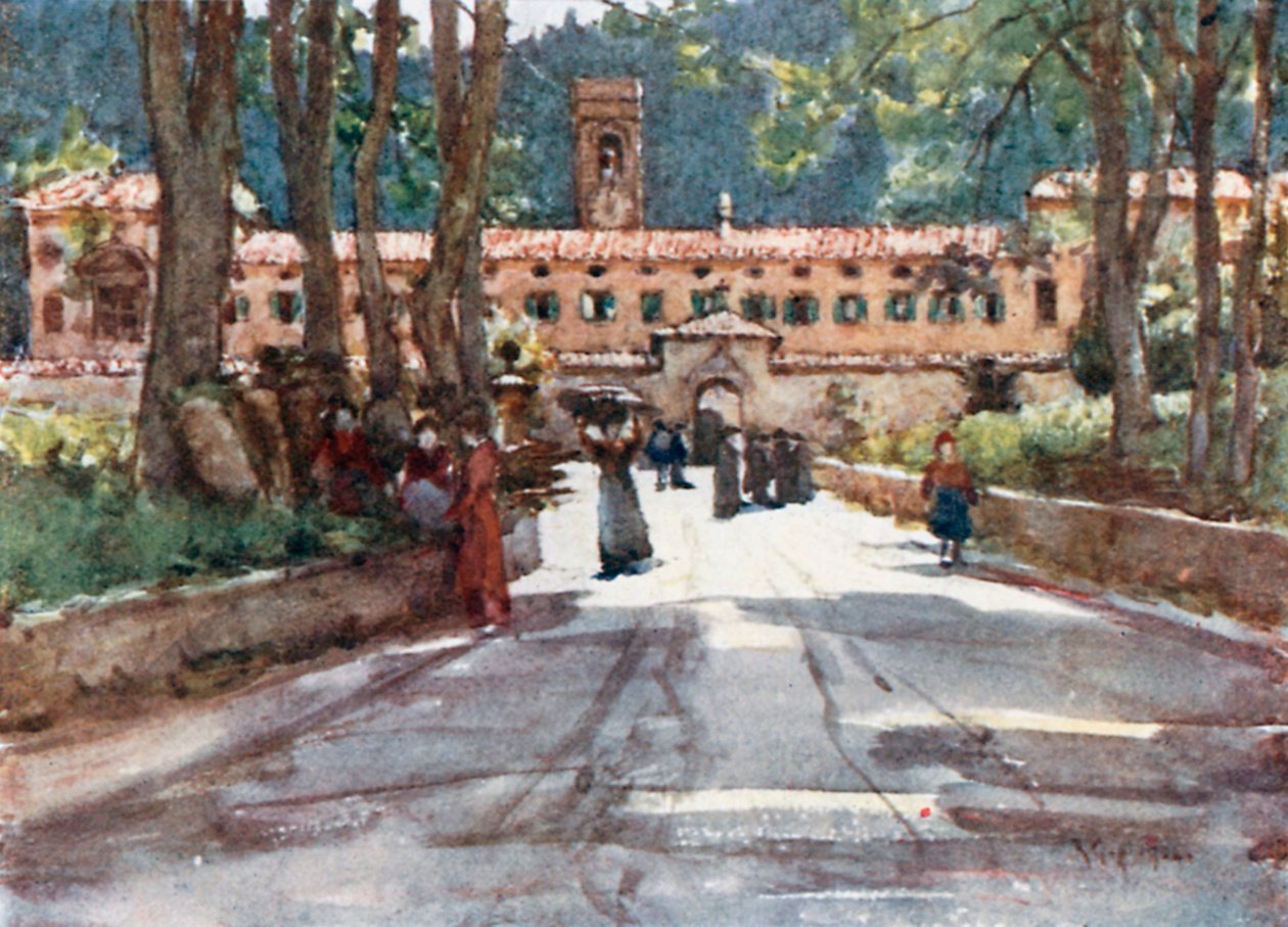 Das alte Kloster in Vallombrosa von Robert Charles Goff