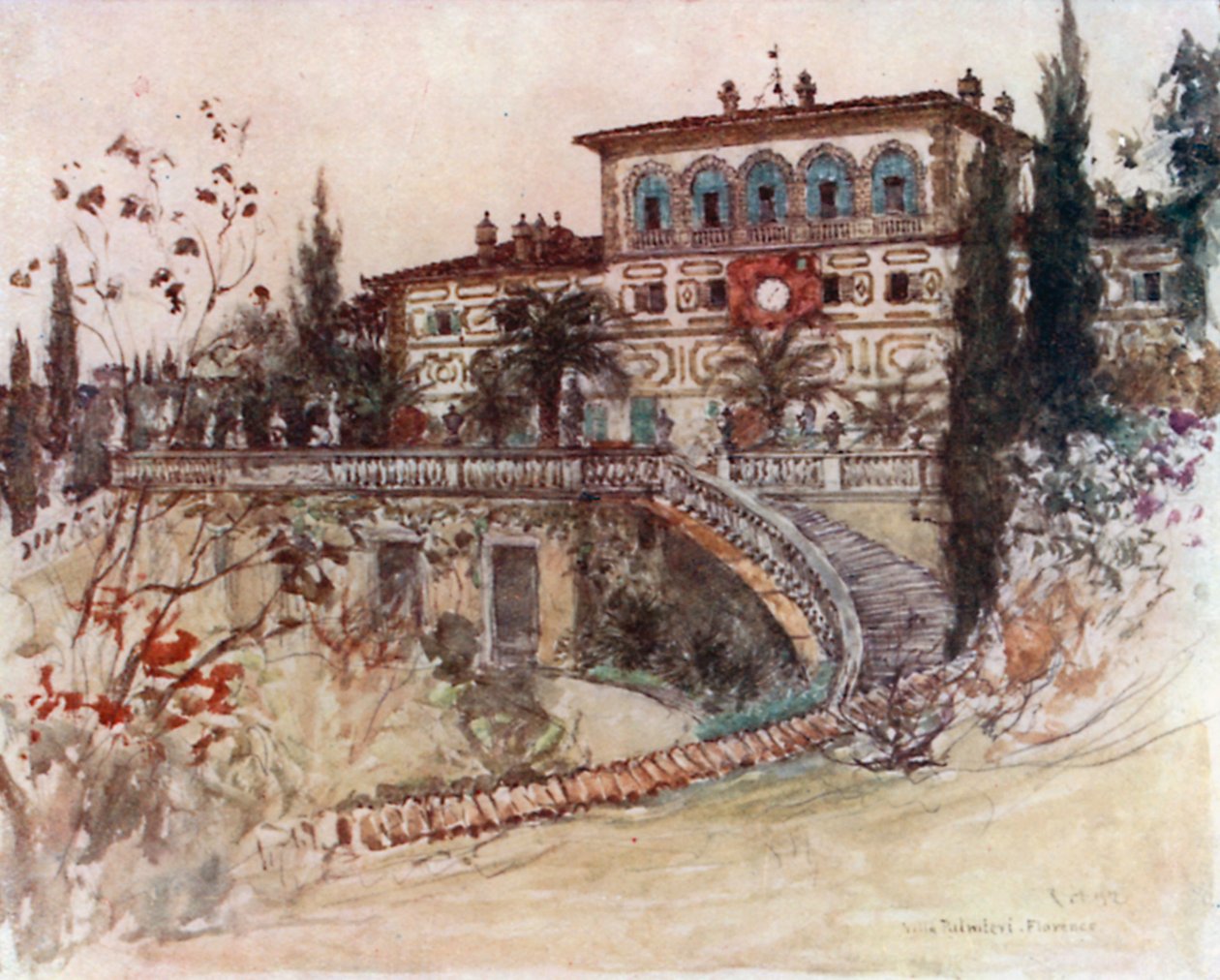 Die Villa Palmieri von Robert Charles Goff