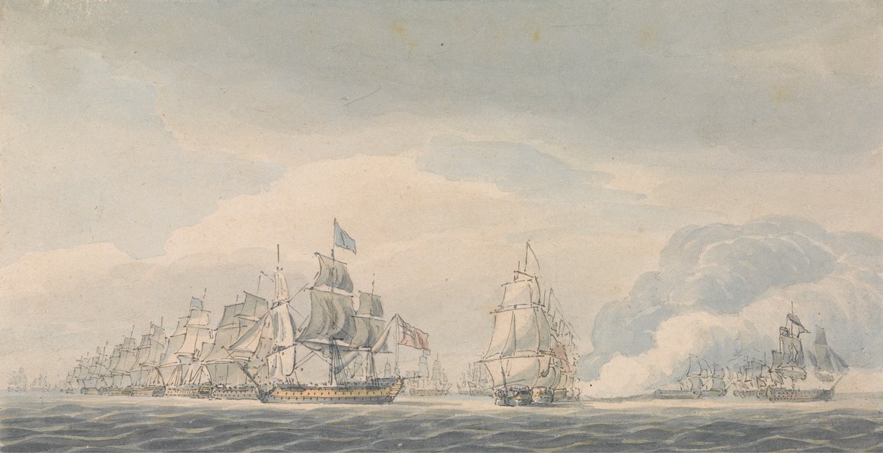 Die Schlacht von Kap St. Vincent von Robert Cleveley