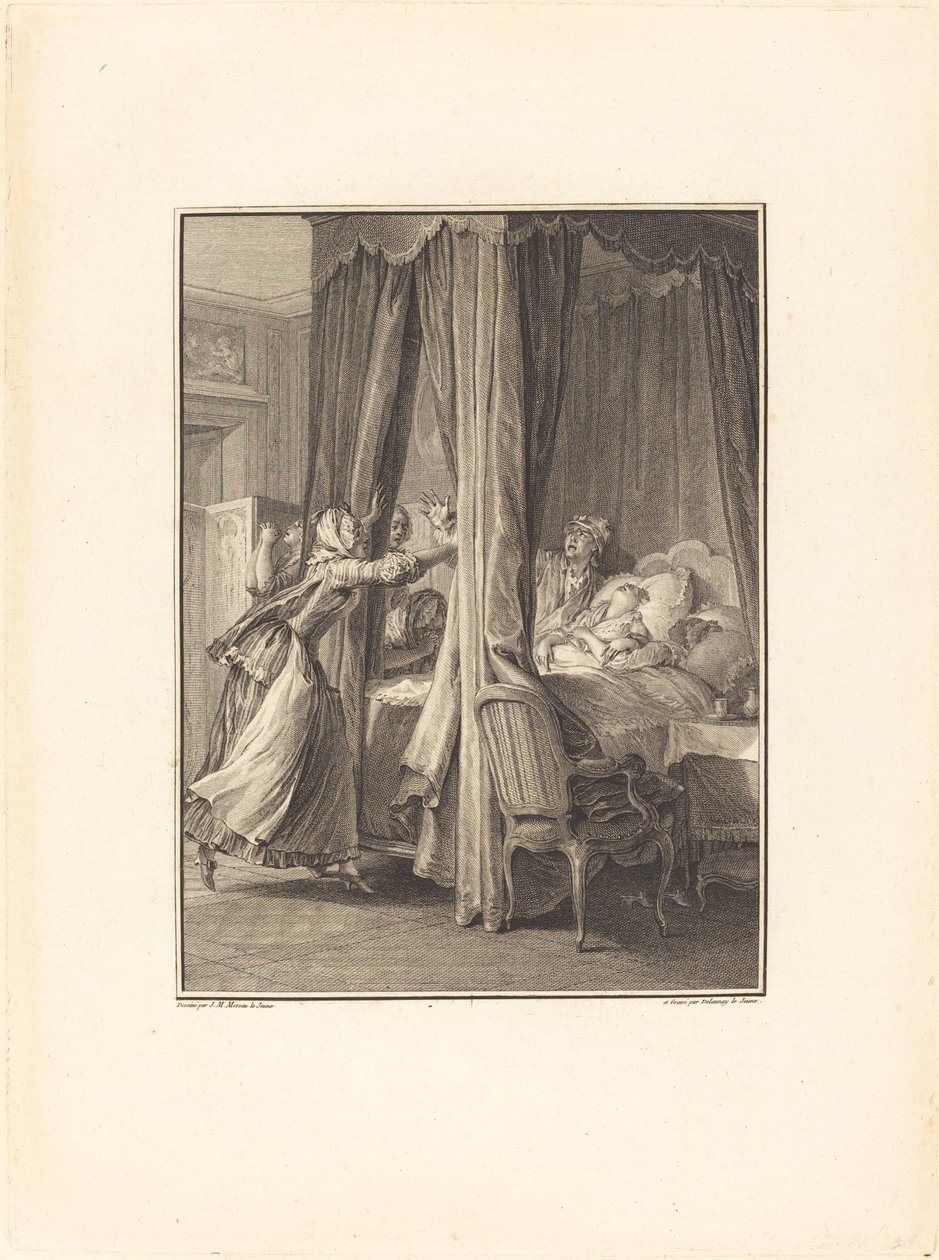 Tod von Julie von Robert Delaunay after Jean Michel Moreau
