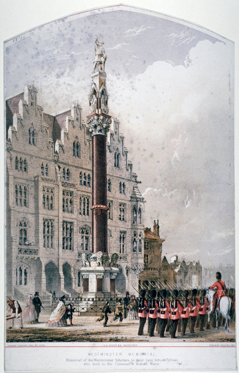 Broad Sanctuary, Westminster, London, ca. 1865 von Robert Dudley