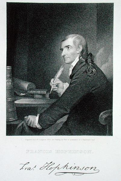 Francis Hopkinson (1738-91) graviert von James Barton Longacre (1794-1869) von Robert Edge (after) Pine