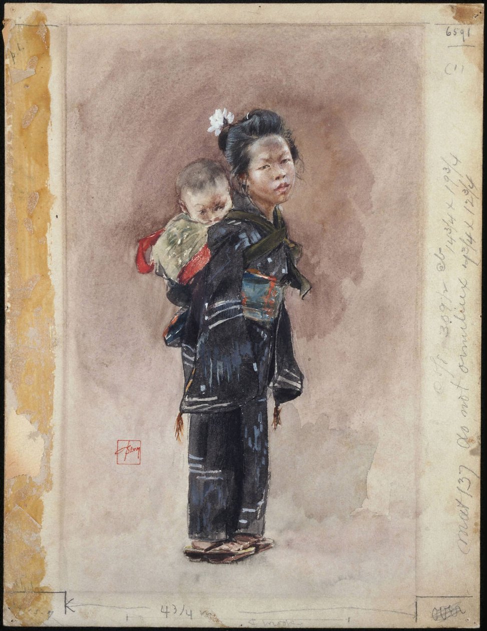 Dort leben alle Babys in Japan von Robert Frederick Blum