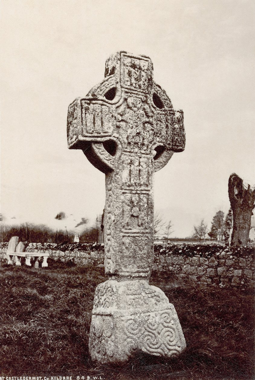 Das Nordkreuz von Castledermot, Co. Kildare, Irland von Robert French