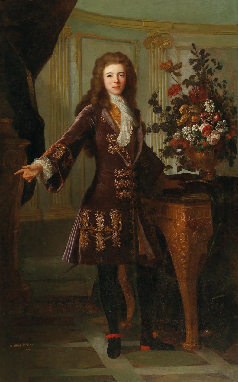 Porträt von Jacques I, Prinz von Monaco 1689-1751 von Robert Gabriel Gence