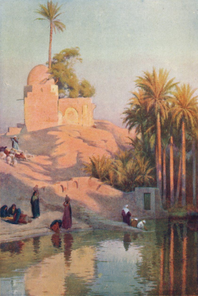 In der Oase von Fayum, um 1880, 1904 von Robert George Talbot Kelly