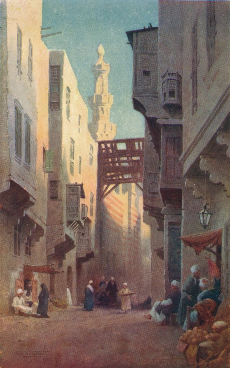 Sharia Bab-El-Wazir, Kairo von Robert George Talbot Kelly
