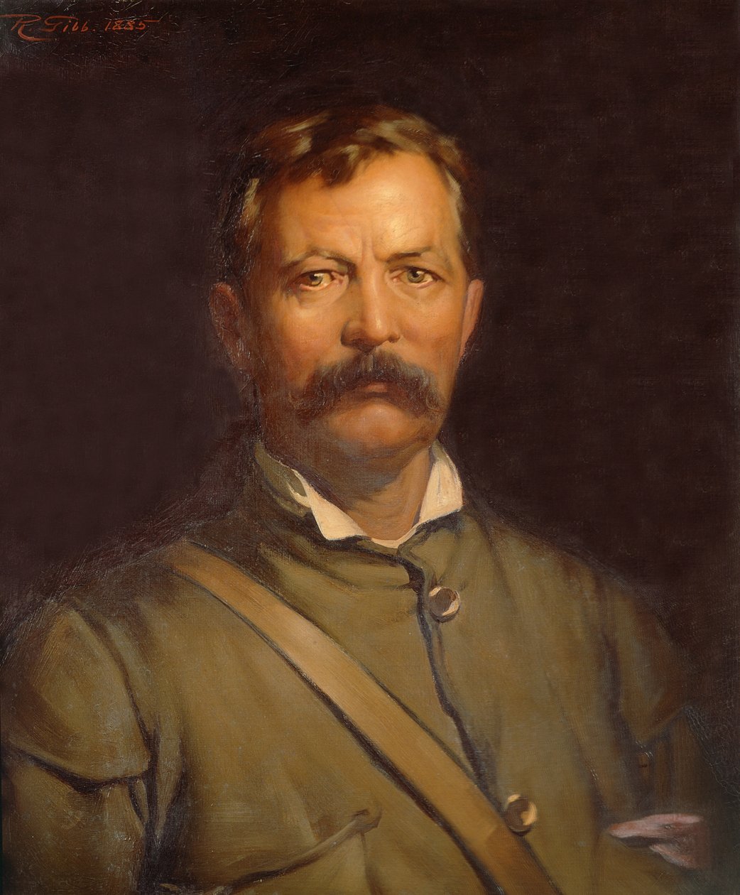 Porträt von Henry M. Stanley, Entdecker von Robert Gibb