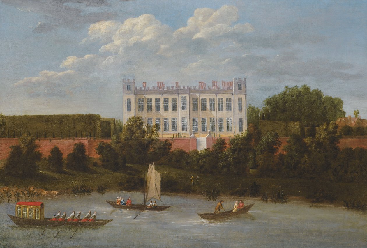 Ein Blick auf Syon House von der Themse von Robert Griffier