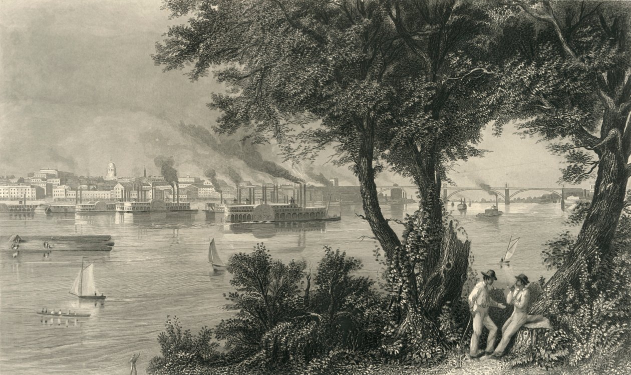 Stadt St. Louis, 1874 von Robert Hinshelwood