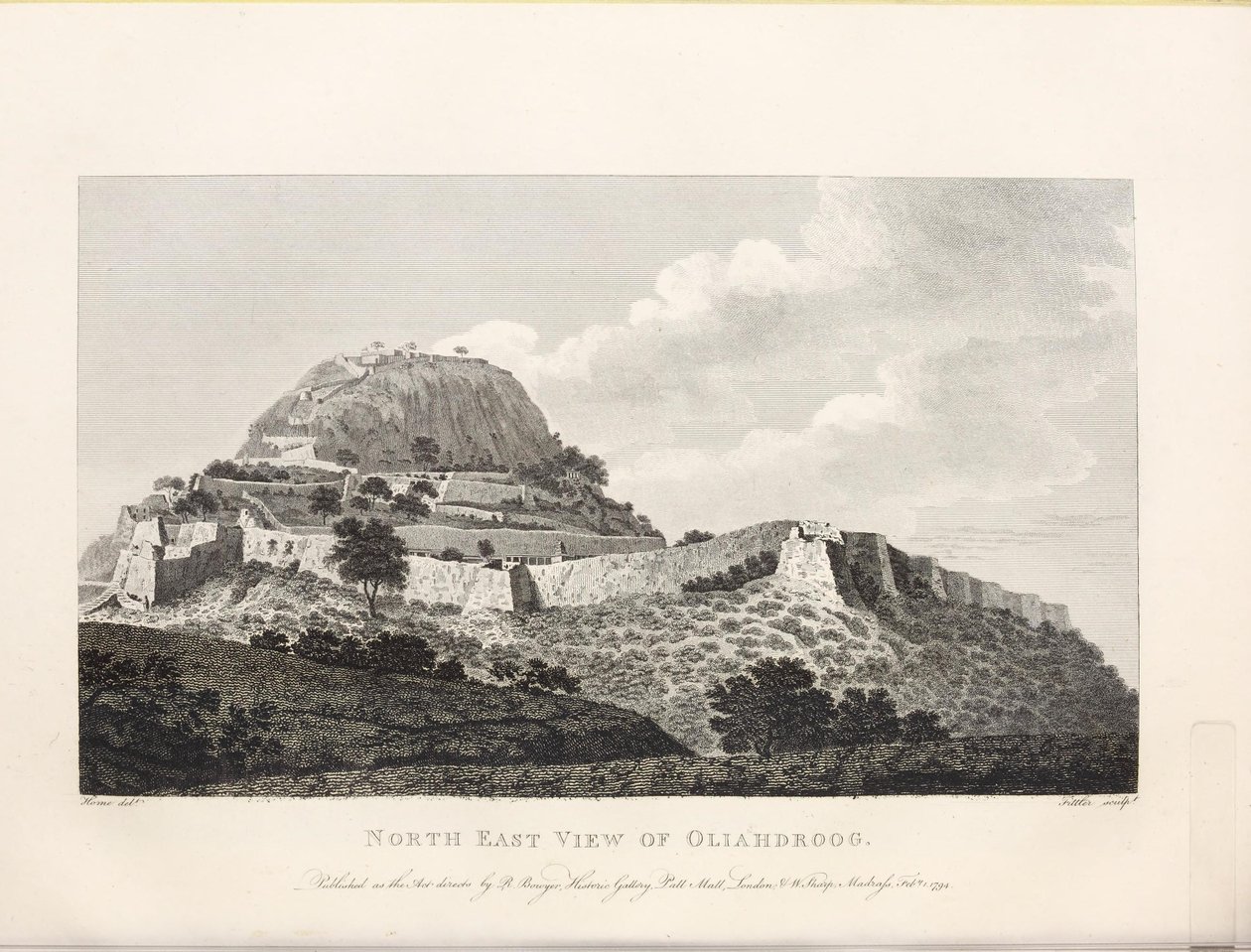 Illustration aus dem Buch "Select Views in Mysore, the Country of Tippoo Sultan" von Robert Home, veröffentlicht von Mr. Bowyer (1794) von Robert Home