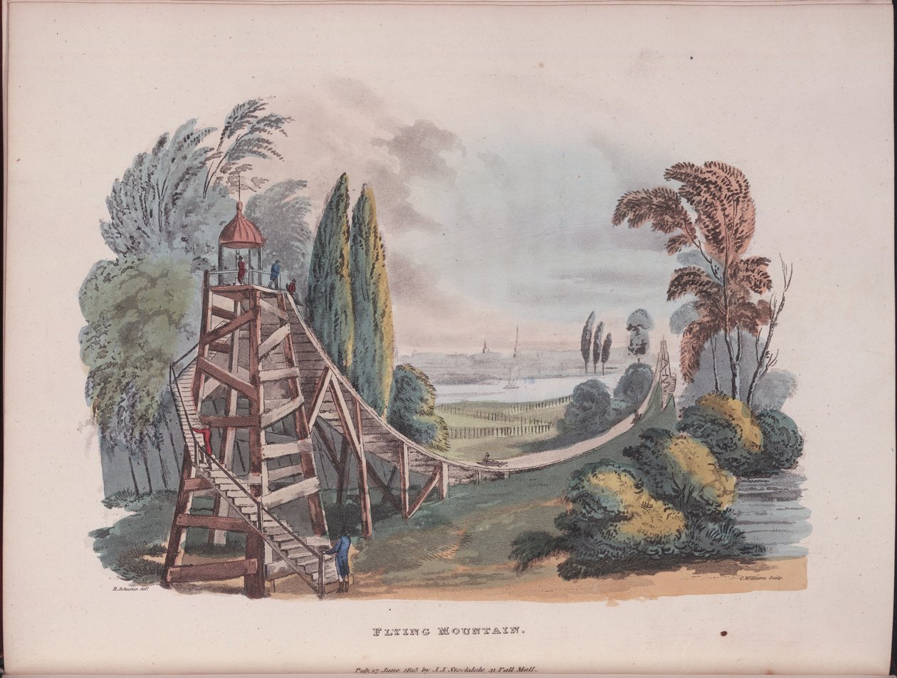 Fliegender Berg Montagnes Russes in Kleinrussland von Robert Johnston
