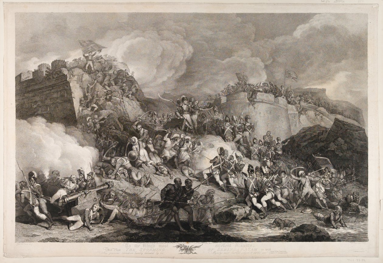 Die Erstürmung von Seringapatam, 1799 von Robert Kerr Porter