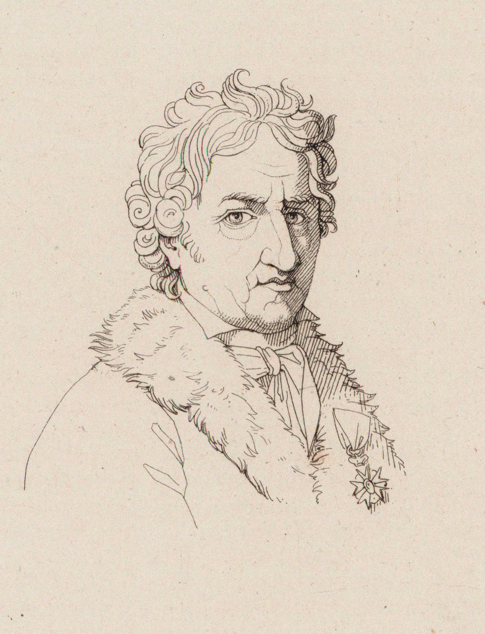 Porträt des Komponisten Pierre-Alexandre Monsigny 1729-1817, ca. 1810 von Robert Lefevre