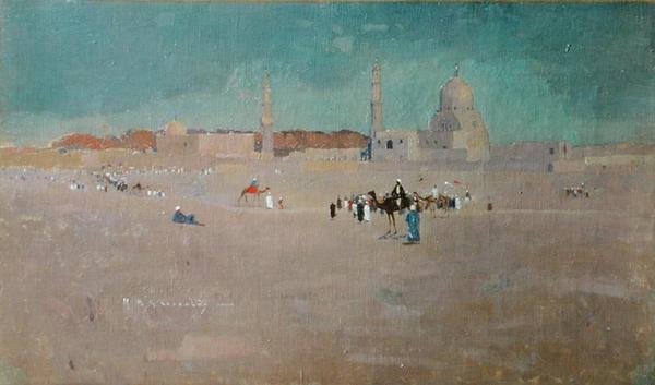 Eine Szene in Ägypten, ca. 1890 von Robert McGowan Coventry