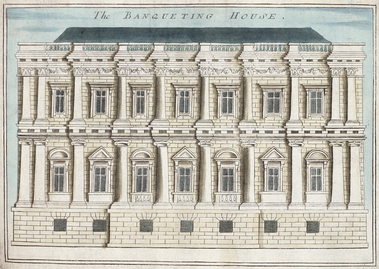 Bankettsaal, Whitehall, aus 