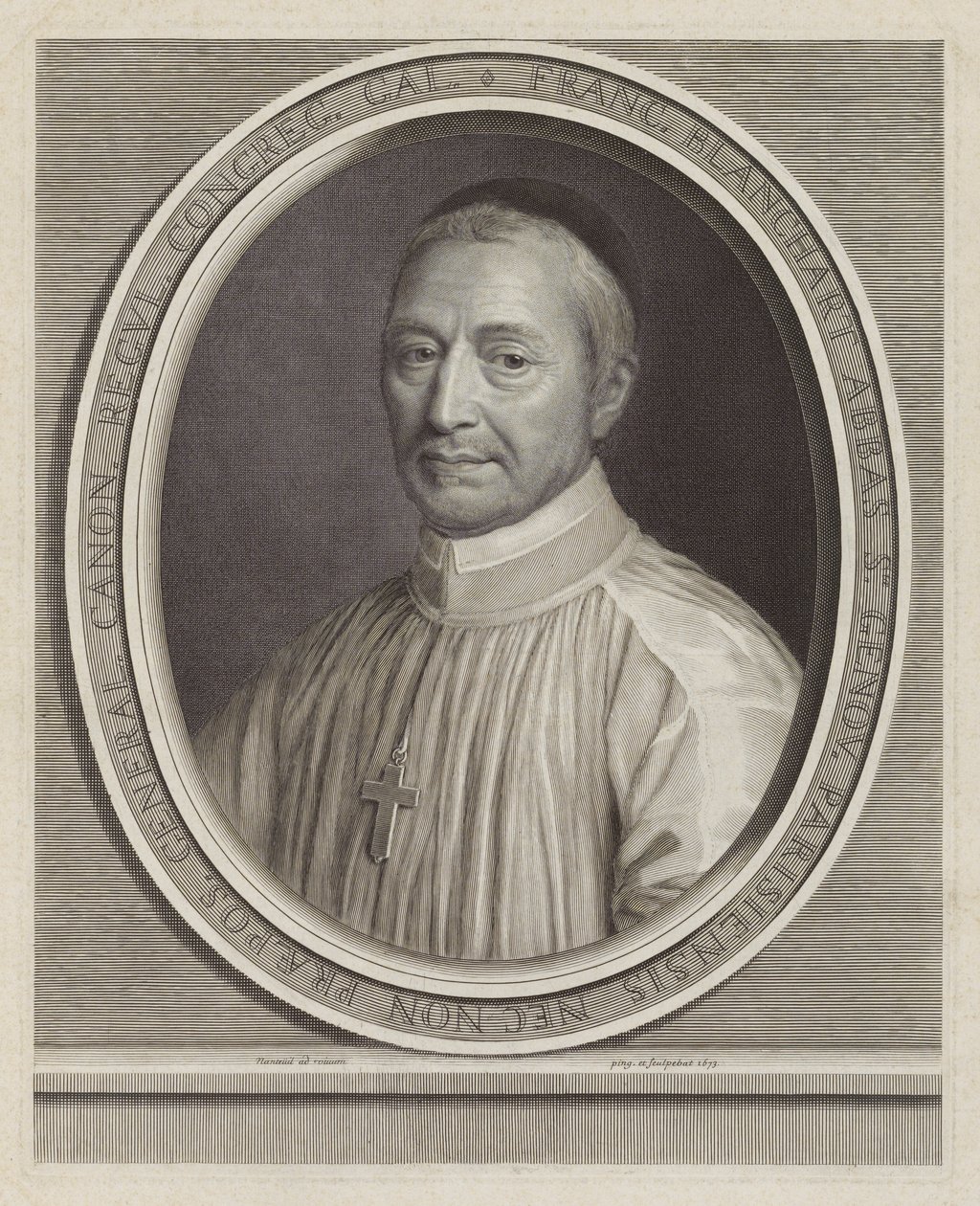 François Blanchart, Abt von Sainte-Geneviève von Robert Nanteuil