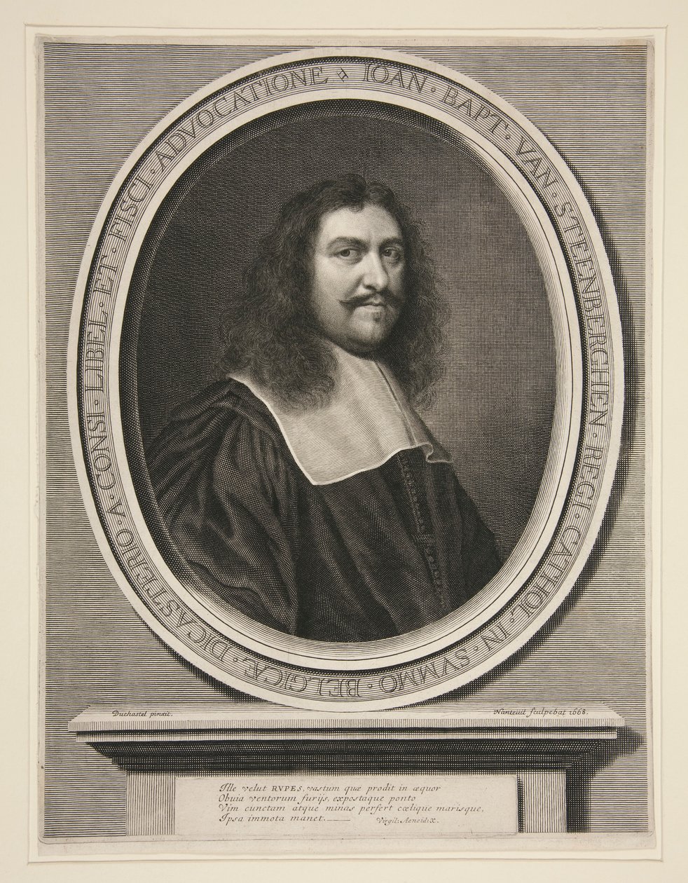 Jean Baptiste van Steenberghen, Berater des Königs im Rat von Flandern von Robert Nanteuil