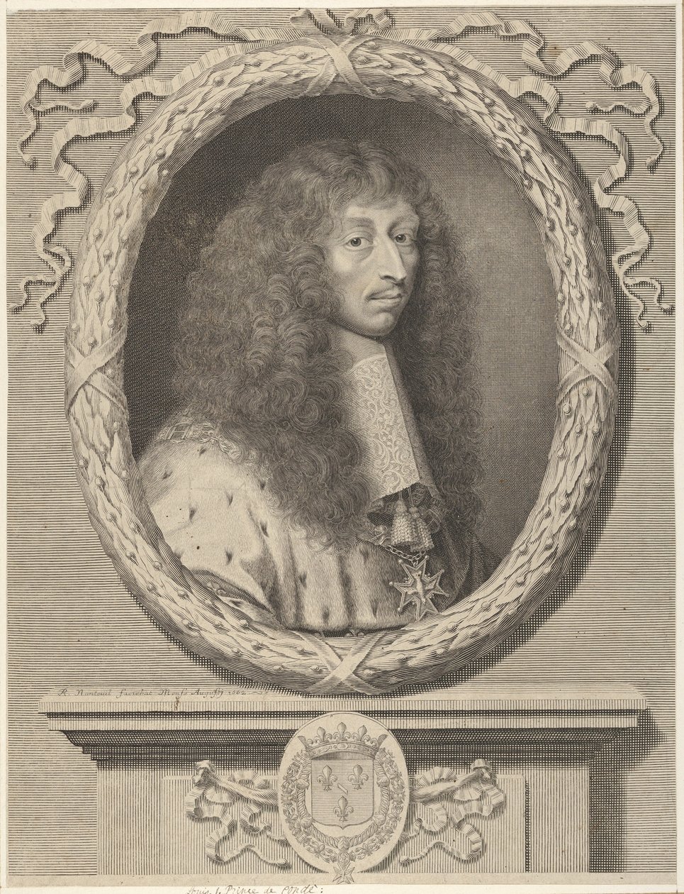 Louis II de Bourbon, Prinz von Condé, 1662 von Robert Nanteuil