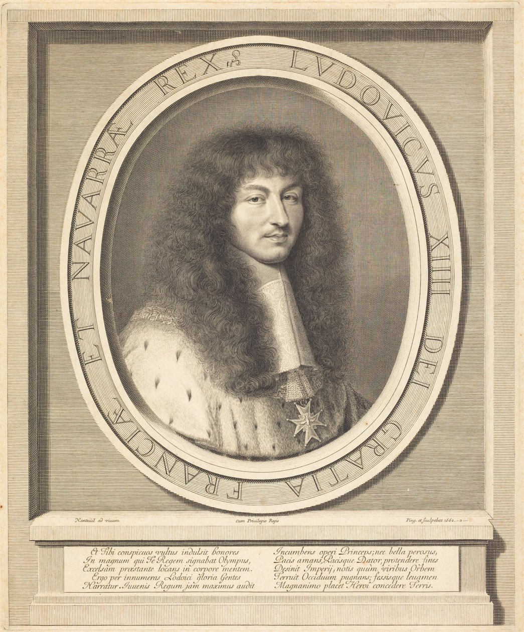 Ludwig XIV. von Robert Nanteuil