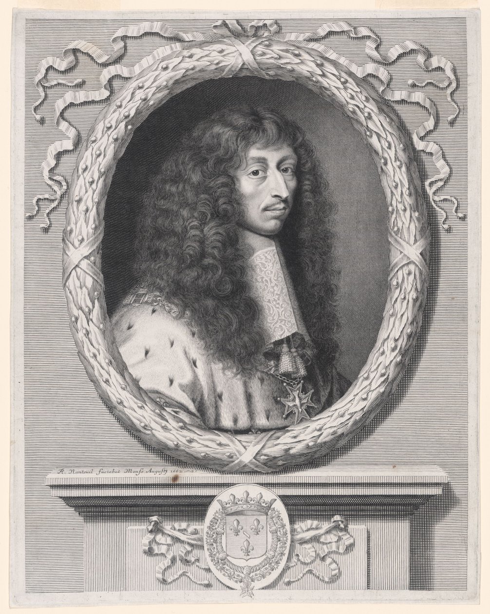 Louis de Bourbon, der Zweite dieses Namens, Prinz von Condé, genannt Monsieur le Prince (Louis II. de Bourbon, Prinz von Condé, genannt Monsieur le Prince) (1621-1686) von Robert Nanteuil