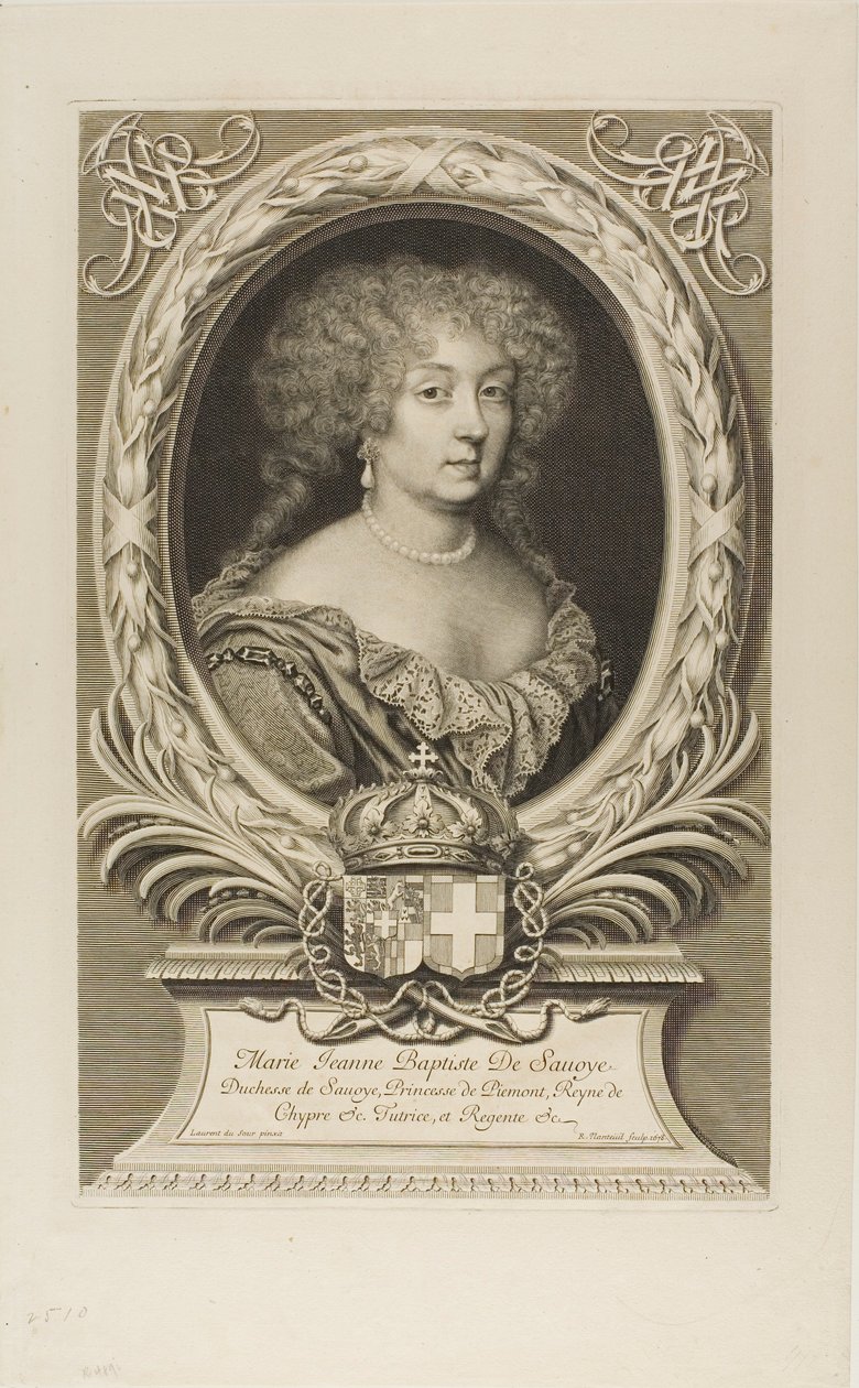 Marie Jeanne Baptiste, Herzogin von Savoyen von Robert Nanteuil