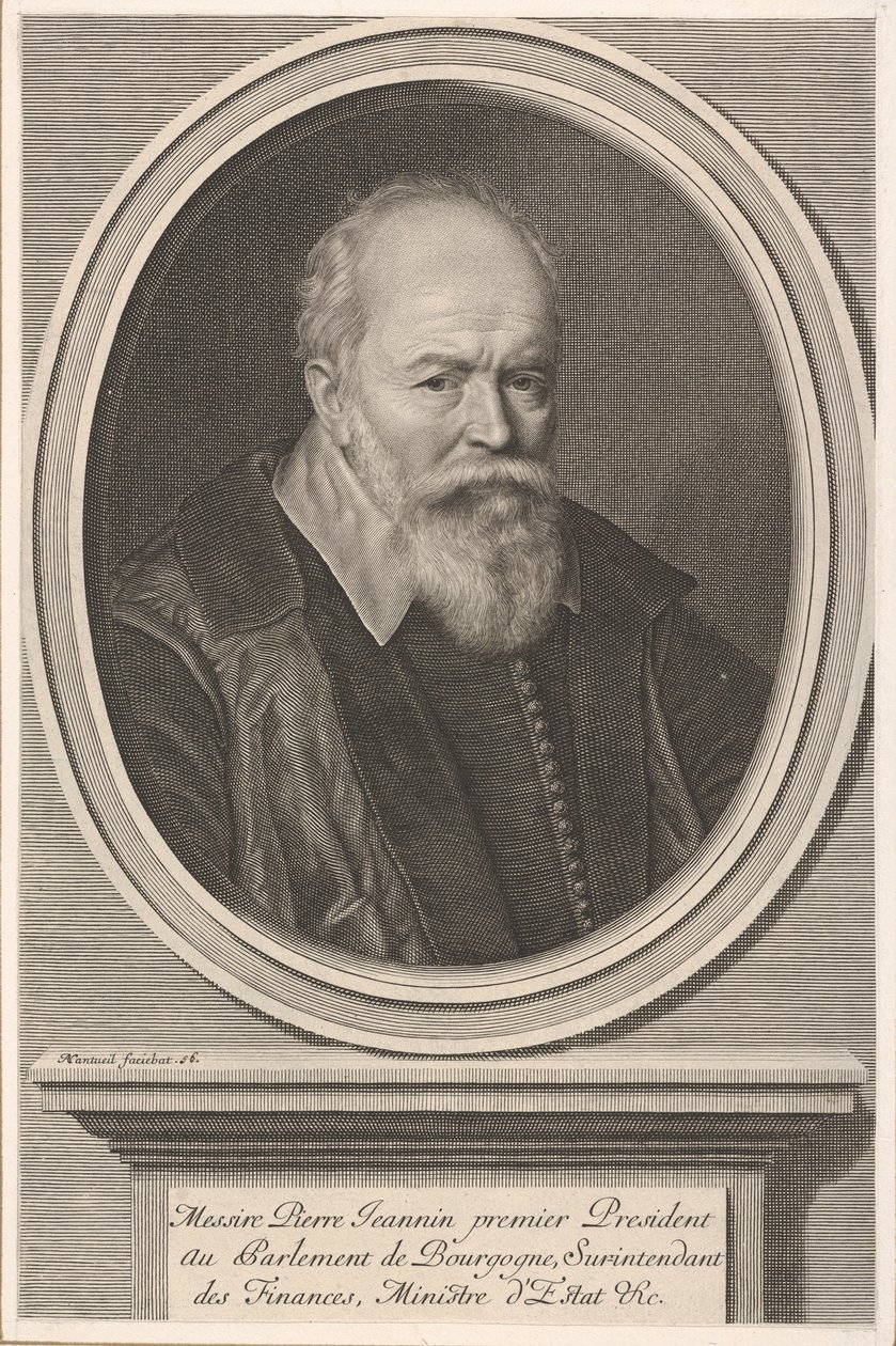 Pierre Jeannin, ca. 1656 von Robert Nanteuil