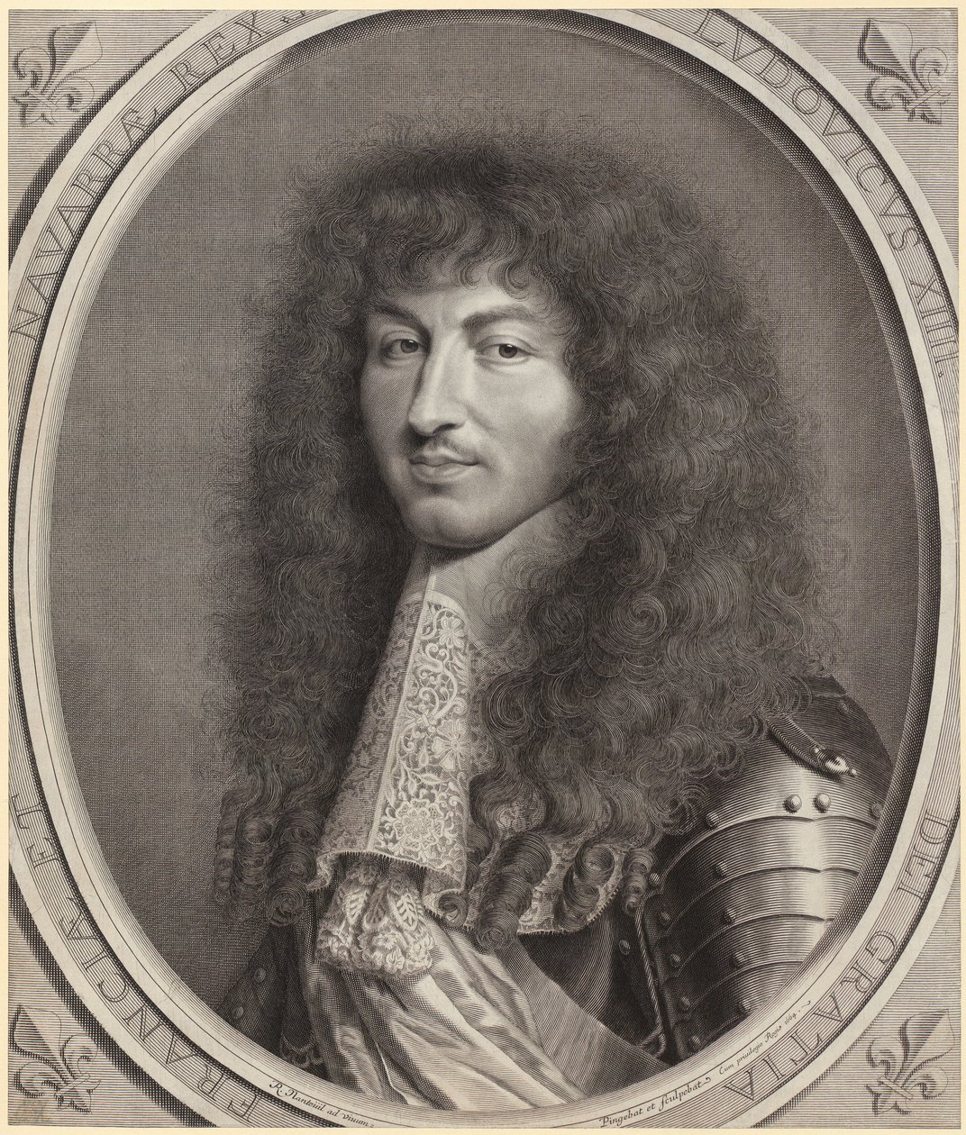 Porträt von Ludwig XIV. von Robert Nanteuil