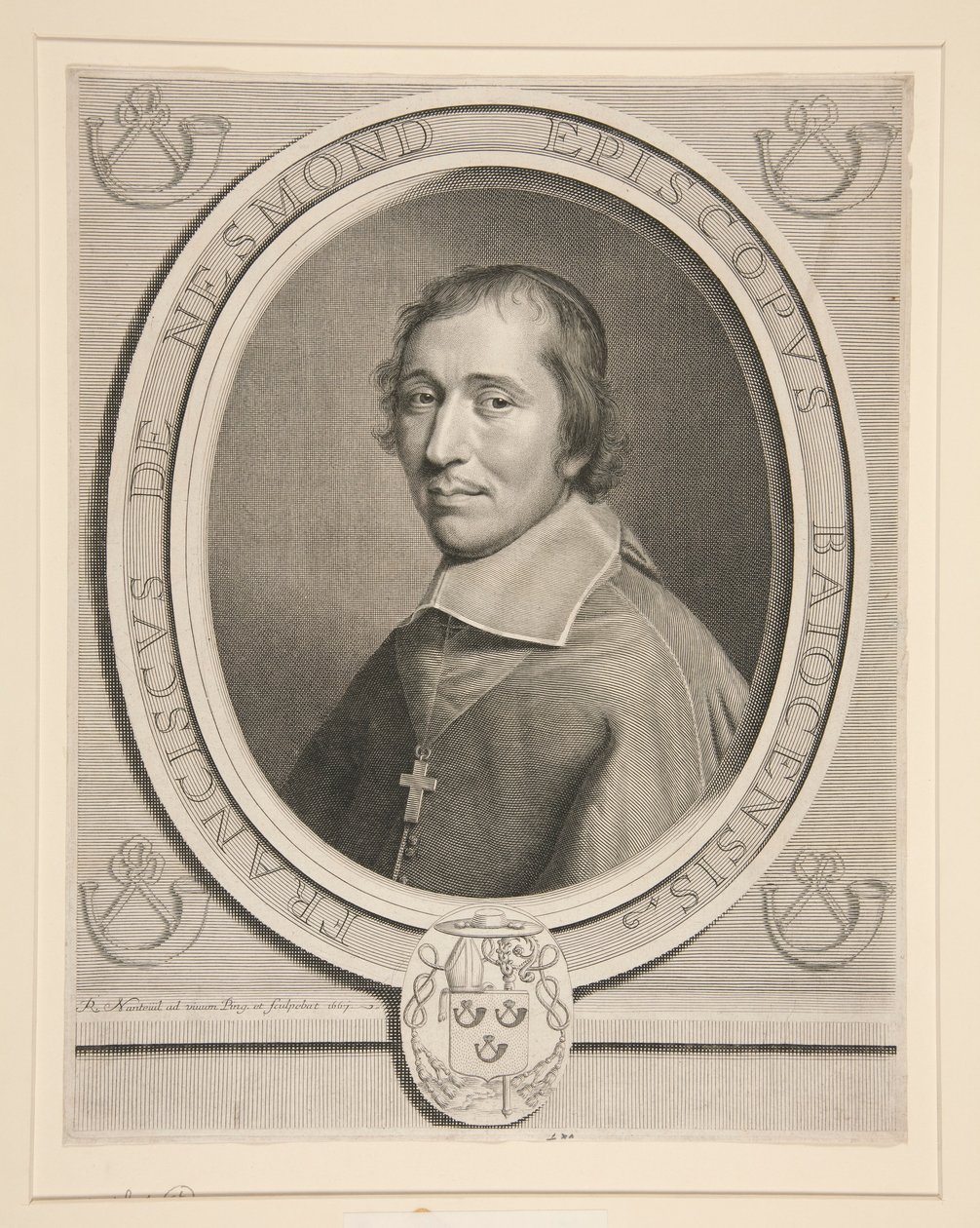 Porträt von François-Théodore de Nesmond, Präsident à mortier im Parlament von Paris von Robert Nanteuil