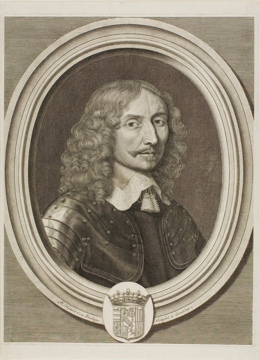 Porträt von Henri de Lorraine, Herzog von Mouy von Robert Nanteuil
