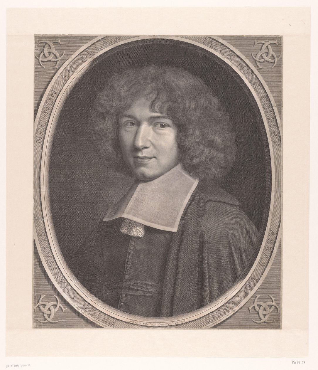 Porträt von Jacques-Nicolas Colbert Jacob Nicol Colbert (...) (Titel auf dem Objekt) von Robert Nanteuil