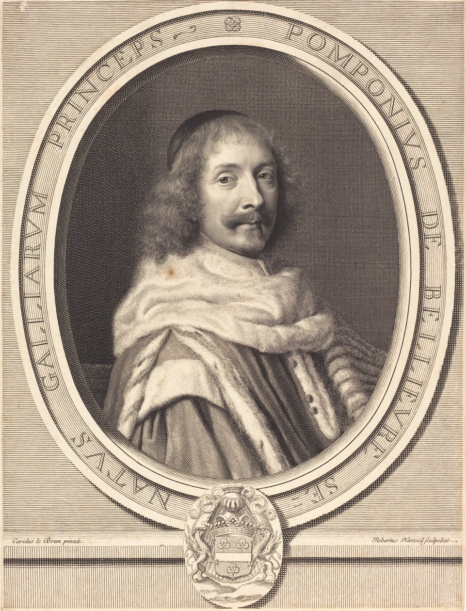 Pompone II de Bellievre von Robert Nanteuil after Charles Le Brun