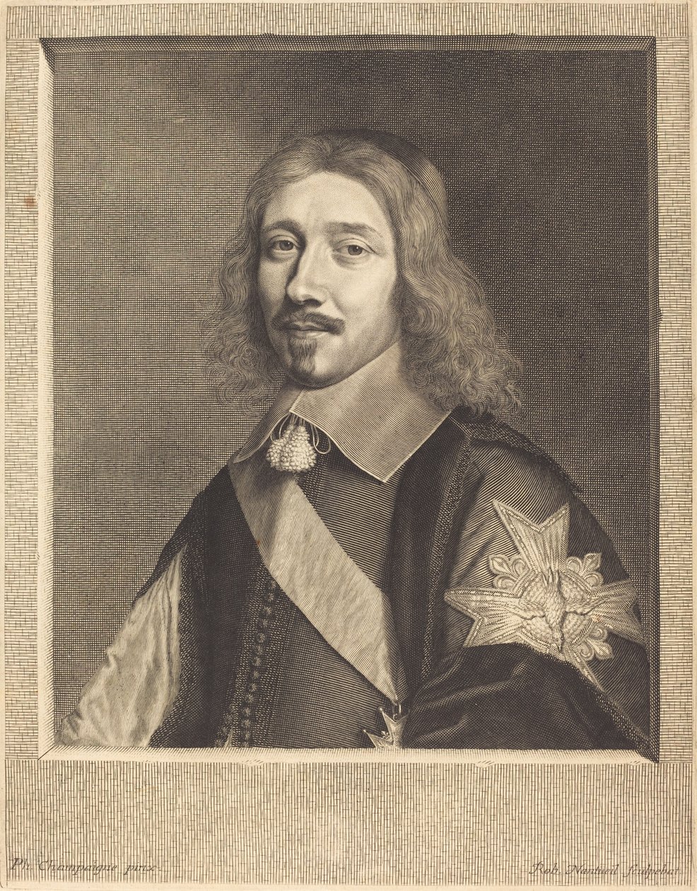Kanzler Michel Le Tellier von Robert Nanteuil after Philippe de Champaigne