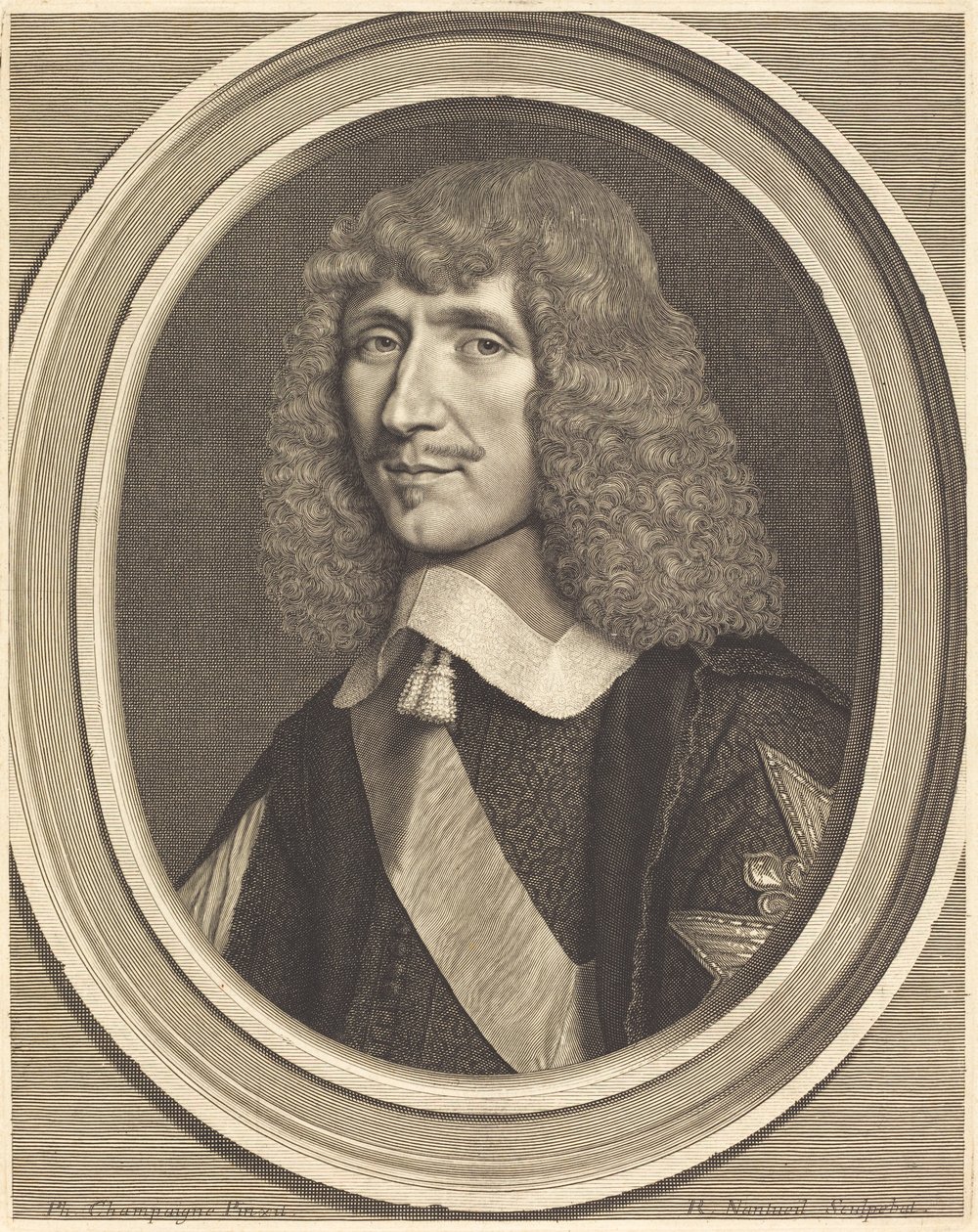 Leon-Bouthillier, Graf von Chavigny von Robert Nanteuil after Philippe de Champaigne