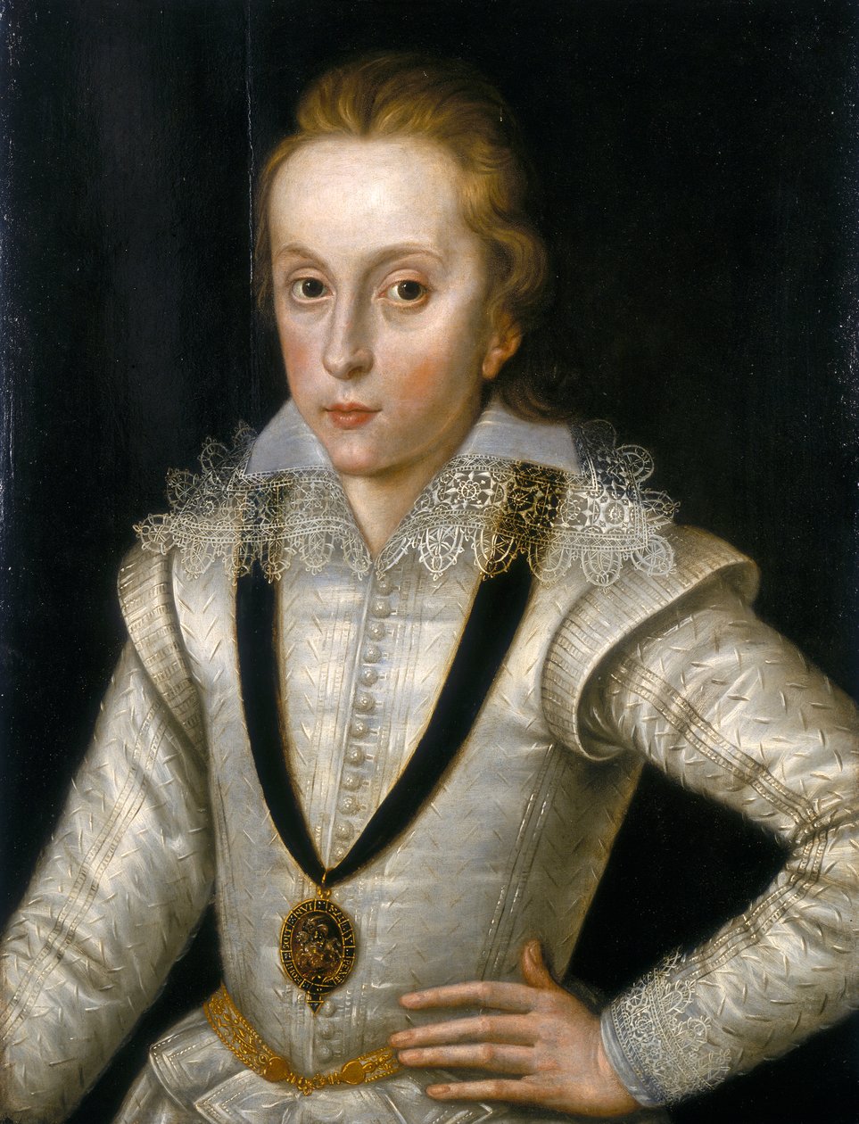 Porträt von Henry Frederick, Prinz von Wales 1594-1612, ca. 1604 von Robert Peake I