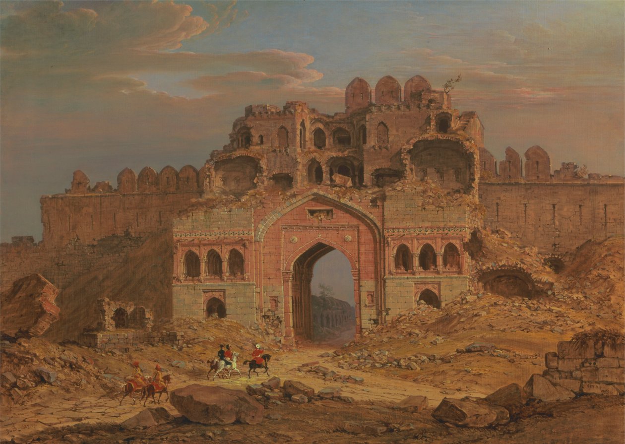 Im Haupteingang des Purana Qila, Delhi von Robert Smith