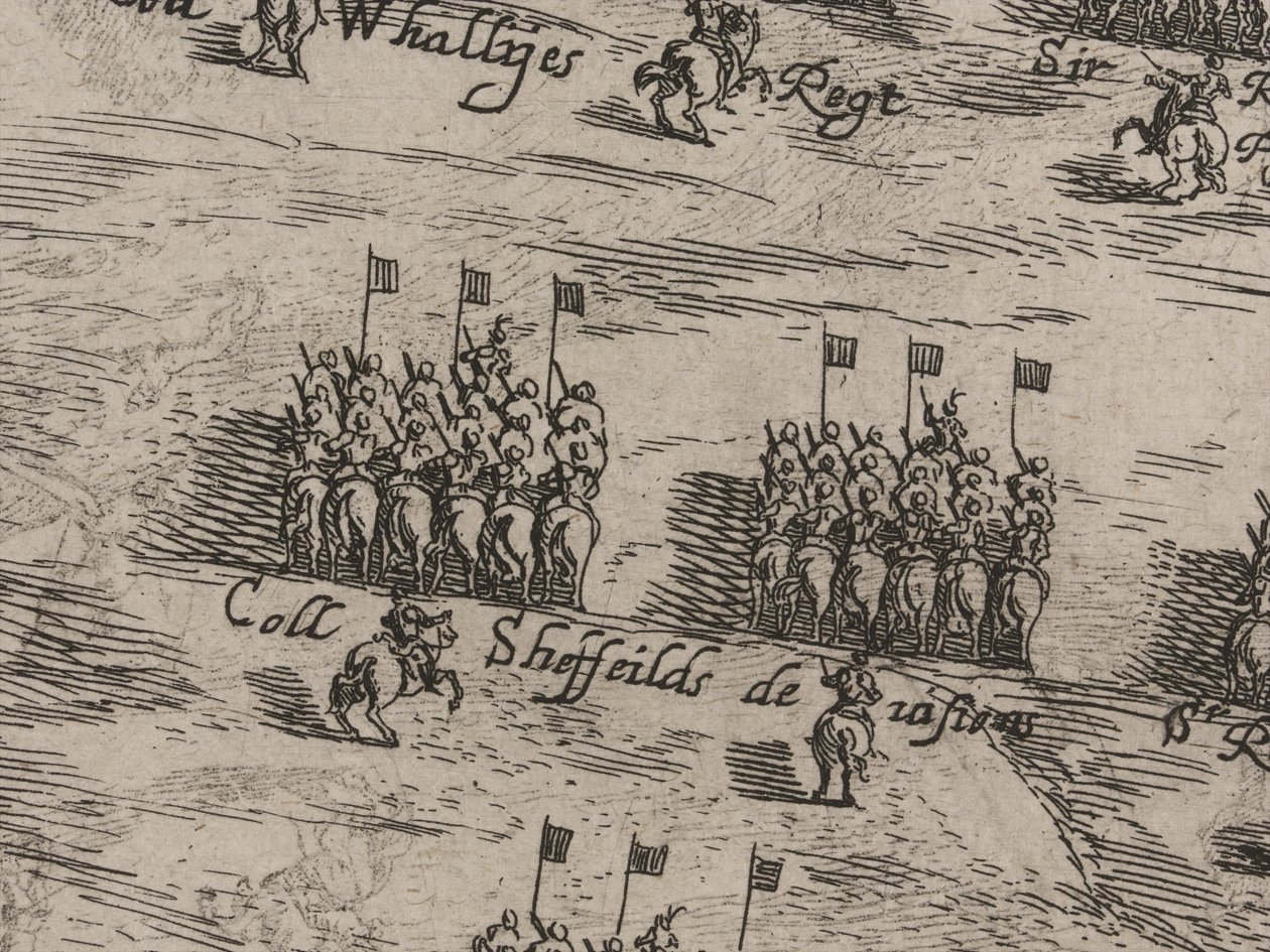 Beschreibung der Armeen zu Pferd und zu Fuß Seiner Majestät und Sir Thomas Fairfax; der vierzehnte Juni 1645 von Robert Streater or Streeter