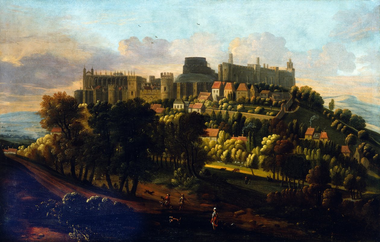 Schloss Windsor, ca. 1670 von Robert Streater or Streeter
