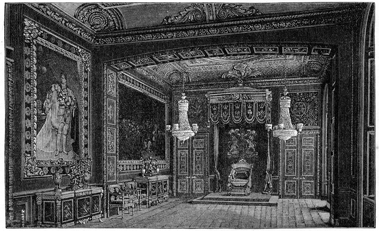 Der Thronsaal, Windsor, 1880 von Robert Taylor Pritchett