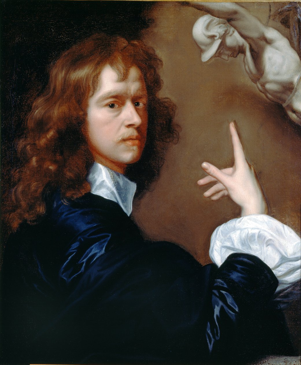 Selbstporträt, ca. 1640-1650 von Robert Walker