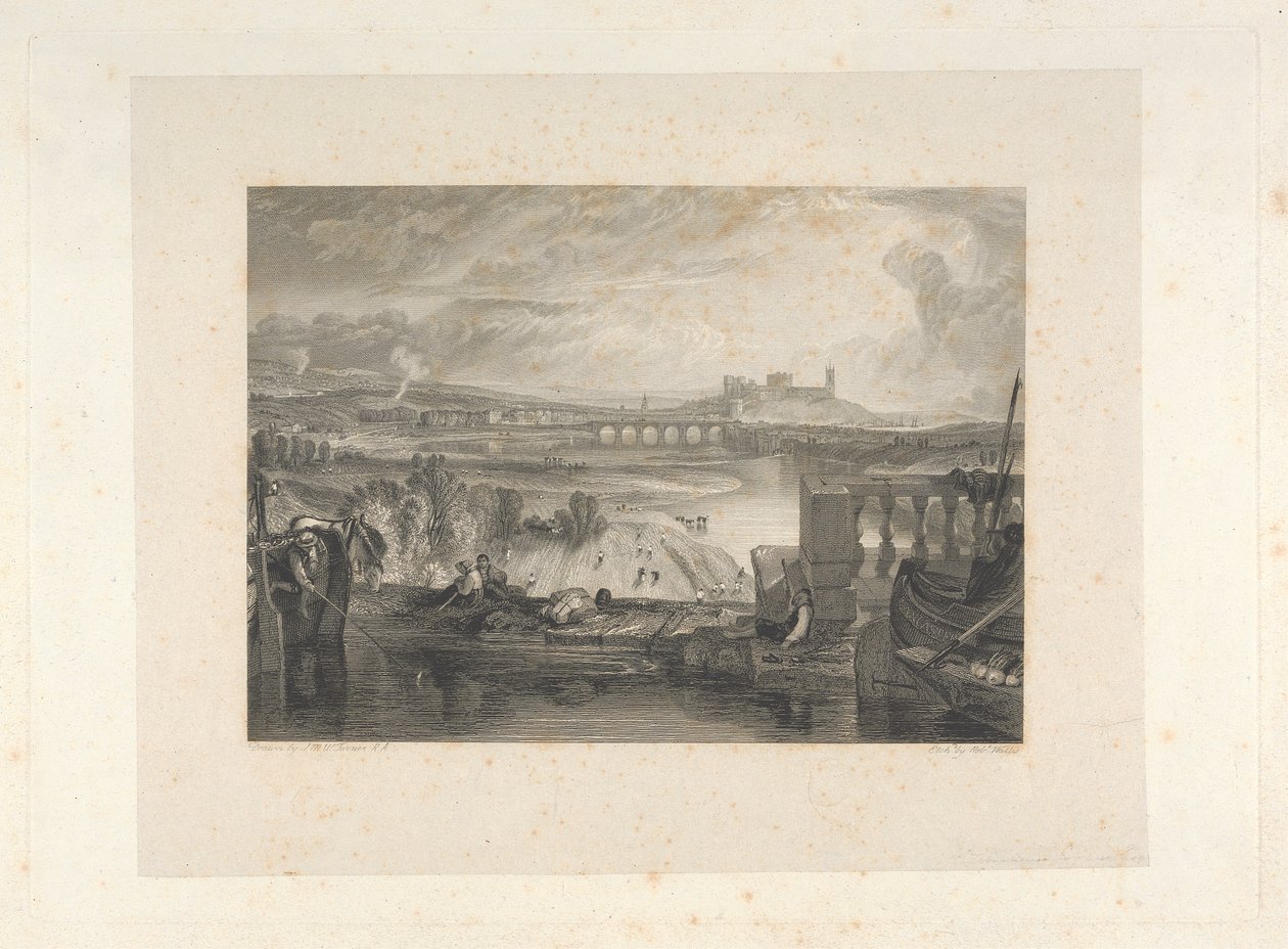 Lancaster von der Aquäduktbrücke von Robert Wallis
