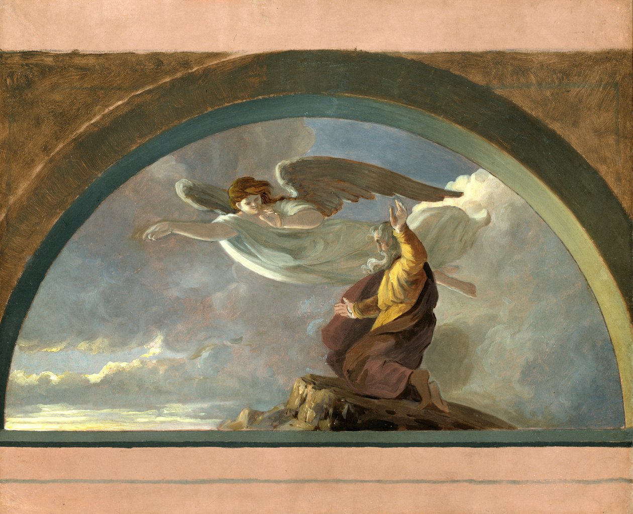 Moses betrachtet das Gelobte Land, ca. 1860-1865 von Robert Walter Weir