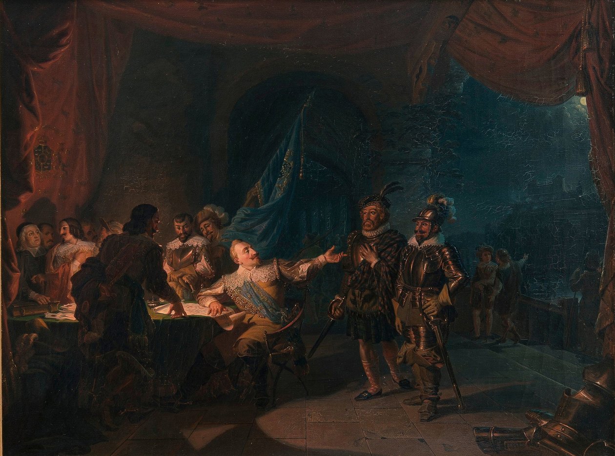 Gustav II. Adolf von Schweden in Würzburg von Robert Wilhelm Ekman