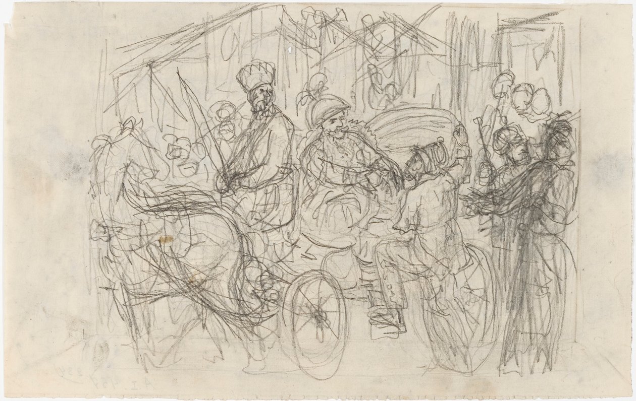 Erinnerung an den Fähnrichsmarkt. Illustration zu Fähnrich Ståls Erzählungen von Robert Wilhelm Ekman