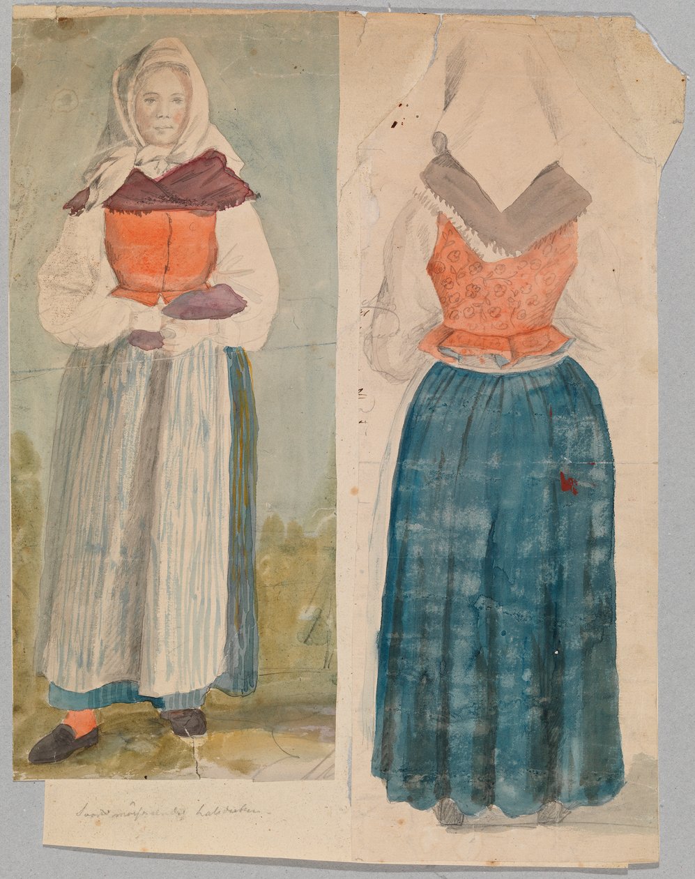 Frau in Nationaltracht von Robert Wilhelm Ekman