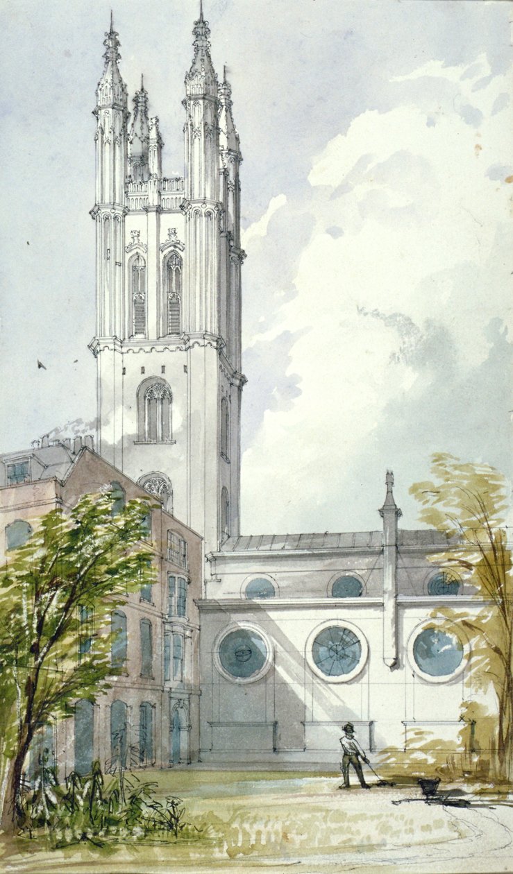 Kirche St. Michael, Cornhill, City of London von Robert William Billings